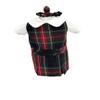 18 inch Doll Outfit-School Plaid Jumper Include Blouse and Hair Accessory/Add on Option: Sock and Shoe (Doll is not Included) (Dropped Waist Jumper Only, Plaid 63) view 1