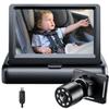 Itomoro Baby Car Mirror, View Infant in Rear Facing Seat with Wide Crystal Clear View,USB Easy Install baby car monitor 1080p view 1
