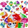 30 Packs Mini Backpack Pop Fidget Bubble Toys, Bulk Mushroom Classroom Students Prizes Birthday Party Favors Gifts view 1