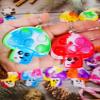 30 Packs Mini Backpack Pop Fidget Bubble Toys, Bulk Mushroom Classroom Students Prizes Birthday Party Favors Gifts view 3