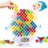 LIMYIOM 48Pcs Tetra Tower Game, Family Board for 2 Players Family Games, Christmas Stocking Stuffers for Teen Boys, Girls, Kids, Adults, Building Blocks Balance Games Toys for Family and Classroom view 1