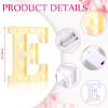 MiniInflat 129 Pcs Valentine's Day Party Decorations 8.58" Tall Love LED Light up Letters Balloon Boxes Letters Red Pink Balloon Garland Arch Kit for Wedding Proposal Anniversary Party Supplies view 3