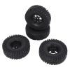 4Pcs 1.9 Inch Wheel Rim & Tire Set for 1/10 RC Crawler Axial SCX10 90046 AXI03007 D90 for Traxxas TRX4 Redcat RC Car Parts Modification Accessories view 2