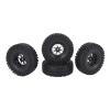 4Pcs 1.9 Inch Wheel Rim & Tire Set for 1/10 RC Crawler Axial SCX10 90046 AXI03007 D90 for Traxxas TRX4 Redcat RC Car Parts Modification Accessories view 3