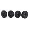 4Pcs 1.9 Inch Wheel Rim & Tire Set for 1/10 RC Crawler Axial SCX10 90046 AXI03007 D90 for Traxxas TRX4 Redcat RC Car Parts Modification Accessories view 4