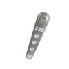 10PCS Aluminum 37mm 25T/24T/23T Metal Extension Steering Servo Arm Horn for 1/10 Scale Models RC Cars Crawler Parts Modification Accessories (Color : 23T Cliver 10PCS) view 1