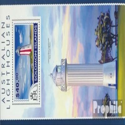 Salomoninseln Miniature Sheet 419 (Complete. Issue.) unmounted Mint/Never hinged ** MNH 2015 Australian Lighthouses (Stamps for Collectors) Lighthouses