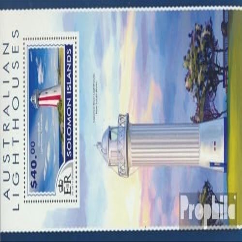 Salomoninseln Miniature Sheet 419 (Complete. Issue.) unmounted Mint/Never hinged ** MNH 2015 Australian Lighthouses (Stamps for Collectors) Lighthouses