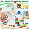 Dilabnba 32PCS Magnetic Building Blocks for Kids Ages 3-5 4-8, 3D Magnet Cube Montessori Toy, Sensory Preschool Creative STEM Montessori Toy view 3