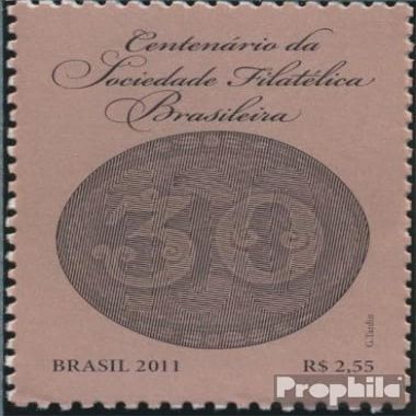 Brazil 3962 (Complete.Issue.) unmounted Mint/Never hinged ** MNH 2011 100 Years Philatistische tot. (Stamps for Collectors) Stamp on Stamp
