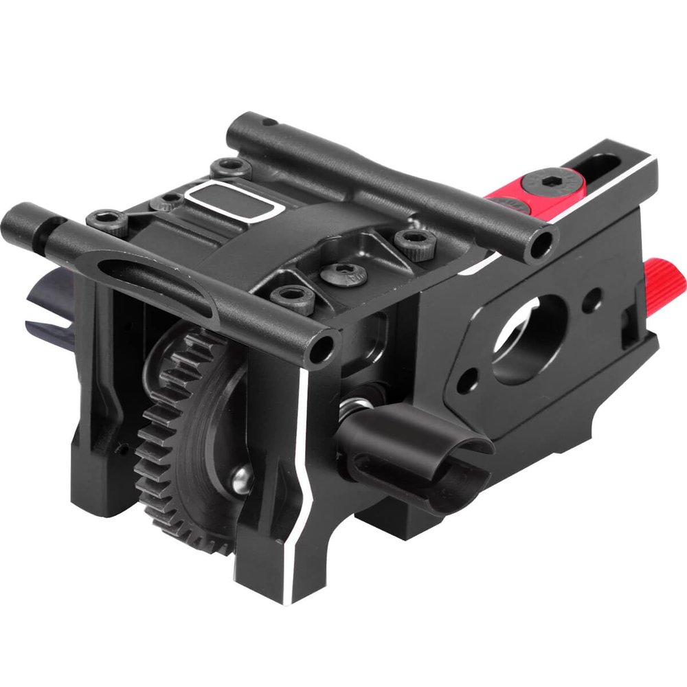 Rcarmumb RC Center Differential Mount & Cover & Motor Mount & 50T Diff Gear Slipper Upgrades Part for 1/8 Kraton 6S,Typhon 6S,Outcast 6S,Talion 6S,Black