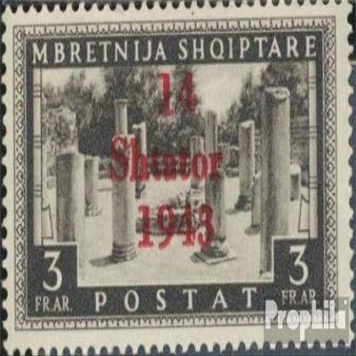 Albania (German.cast.2.World.) 13 unmounted Mint/Never hinged ** MNH 1943 shtator (Stamps for Collectors)