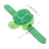 Abaodam Plush Turtle Slap Bracelet for Kids Soft Stuffed Animal Wristband Party Favor Birthday view 2