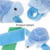 Abaodam Plush Turtle Slap Bracelet for Kids Soft Stuffed Animal Wristband Party Favor Birthday view 3