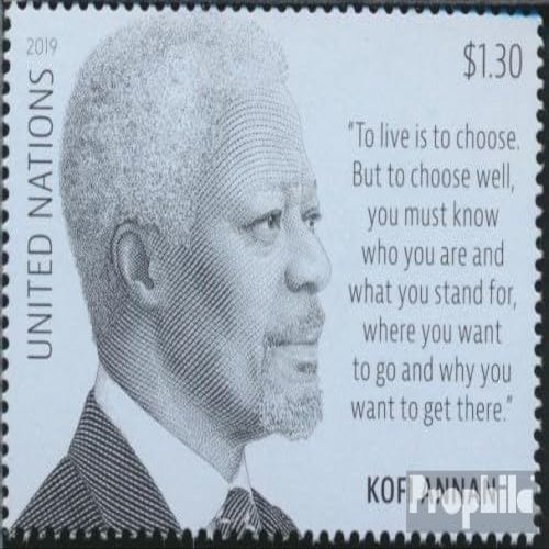 UN - New York 1711 (Complete.Issue.) unmounted Mint/Never hinged ** MNH 2019 Kofi Annan (Stamps for Collectors)