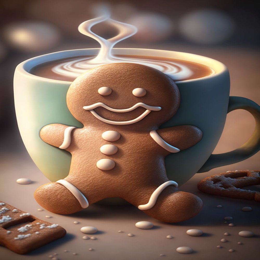 1000 Piece Adult Woodiness Puzzle, Cookie Coffee, Children's Puzzle Game Educational Gift, Room Decor