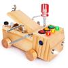 OAKJAR Montessori Schraubendreher Brett, Montessori Busy Board Spielzeug ab 2-6 Jahr, Montessori Activity Board Holzspielzeug Motorikspielzeug Lernspielzeug fr Babys Kleinkinder Jungen Mdchen view 1
