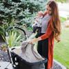 Baby Swaddle Blanket Stroller Wrap Fleece Warm Blanket Newborn Baby Sleeping Bag for 0-12 Month Boys Girls (Khaki, One Size) view 2