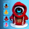 Cape & Hoodie Outfit Set for Eilik - 4 Pcs Furry Hoodie in Four Colors & 4 Pcs Furry pet Cape in Four Styles. Ideal for Dressing Eilik and Other Suitable Toys. view 3
