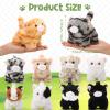 Lenwen 10 Pcs Cat Stuffed Animals Bulk Soft Cuddly Kitten Plush Sets Kittens Assorted Fluffy Stuffed Cats for Kiddos Birthday Gift Pet Party Favors Valentines Easter Stuffers(Standing Style) view 2