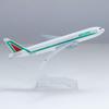 yuanpulalala 1/400 Boeing 16cm Aircraft Model B777 Alitalia Metal die-Casting Static Collection and Display Gift view 1