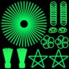 ILHSTY 100 pk 8'' Green Glow Sticks Glow Necklaces In The Dark Party Favors Supplies Bright GlowSticks Bulk for Birthday Easter Valentine Mardi Gras Christmas St. Patrick Halloween Party (Green*100) view 1