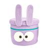 Woven Basket, Organizer Bin Round Woven Shelf Baskets With Lid, Decorative Soft Cotton Shelf Storage Basket for Baby Nursery, Living Room, Bathroom view 1