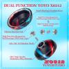 YOYOSTUDIO Unresponsive Yoyo Professional Fingerspin Yoyo for Kids Beginners, Yo yo for Adults, Metal Yoyos for Finger Spin Tricks, Pro Trick Yoyos with 10 Strings, Case & Gloves Black Blue Red view 4