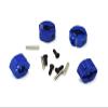12mm Hex Wheel (4) Hub 7mm Thick for 1/10 Traxxas, Axial, Tamiya, Drift & TC view 1