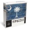 Lantern Press South Carolina, Rustic State Flag 1000 Piece Jigsaw Puzzle for Adults, Made in USA with Reference Poster view 1