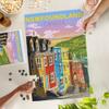 Lantern Press Newfoundland, Canada, Jellybean Row 1000 Piece Jigsaw Puzzle for Adults, Made in USA with Reference Poster view 2