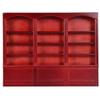 1:12 Dollhouse Bookshelf, Mini Display Cabinet Exquisite Wood Dollhouse Accessory Miniature Furniture (Red Brown) view 1