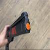 15.5 inch Foam Hand Cannon Prop Cosplay Costume Foam Pistol Game Anime Xmas Collection (Red) view 3