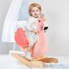FUNLIO Flamingo Baby Rocking Horse for Toddlers 6 Months to 3 Years, Cute & Graceful Pink Swan Rocker for Baby Girl, Stuffed Plush Ride-on Rocking Animal, Easy to Assemble, CPC & CE Certified view 2