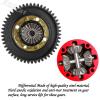 50T Center Differential Upgrades Part for 1/7 Felony Fireteam Infraction Mojave 6S,1/8 Kraton Notorious Outcast Talion Typhon 6S,ARRCat Steel #45 Center Diff Hop Ups,Red view 3