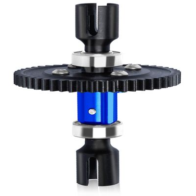 ARRCat 50T Center Differential Upgrades Part for 1/7 Felony Infraction Mojave 6S/1/8,Kraton Typhon Outcast Talion 6S,Steel #45 Center Diff Hop Ups,Navy Blue