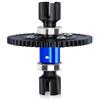 ARRCat 50T Center Differential Upgrades Part for 1/7 Felony Infraction Mojave 6S/1/8,Kraton Typhon Outcast Talion 6S,Steel #45 Center Diff Hop Ups,Navy Blue view 1