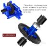 ARRCat 50T Center Differential Upgrades Part for 1/7 Felony Infraction Mojave 6S/1/8,Kraton Typhon Outcast Talion 6S,Steel #45 Center Diff Hop Ups,Navy Blue view 3