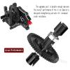 ARRCat Aluminum Center Diff Mount/Differential Cover Mount/Sliding Motor Mount & Steel #45 50T Center Differential Upgrades Part for 1/8 Typhon/Kraton/Outcast/Talion 6S BLX,Black view 3