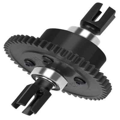 50T Center Differential Upgrades Part for 1/7 Felony Fireteam Infraction Mojave 6S,1/8 Kraton Notorious Outcast Talion Typhon 6S,ARRCat Steel #45 Center Diff Hop Ups,Black