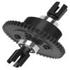 50T Center Differential Upgrades Part for 1/7 Felony Fireteam Infraction Mojave 6S,1/8 Kraton Notorious Outcast Talion Typhon 6S,ARRCat Steel #45 Center Diff Hop Ups,Black view 1