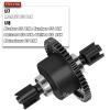 50T Center Differential Upgrades Part for 1/7 Felony Fireteam Infraction Mojave 6S,1/8 Kraton Notorious Outcast Talion Typhon 6S,ARRCat Steel #45 Center Diff Hop Ups,Black view 2