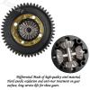 50T Center Differential Upgrades Part for 1/7 Felony Fireteam Infraction Mojave 6S,1/8 Kraton Notorious Outcast Talion Typhon 6S,ARRCat Steel #45 Center Diff Hop Ups,Black view 3