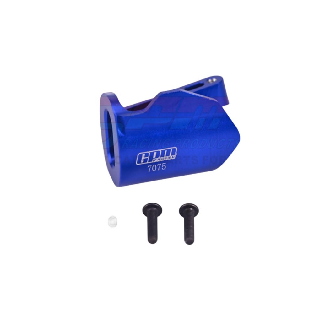 Levigo Aluminum Alloy 7075 RC Motorcycle Exhaust Pipe Compatible with LOSI-1:4 PROMOTO-MX Motorcycle RTR, FXR-LOS06000/LOS06002 RC Upgrade Parts, Blue
