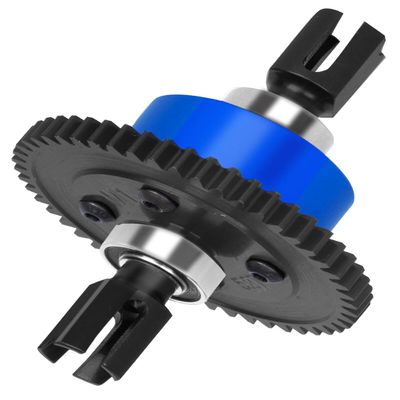 50T Center Differential Upgrades Part for 1/7 Felony Fireteam Infraction Mojave 6S,1/8 Kraton Notorious Outcast Talion Typhon 6S,ARRCat Steel #45 Center Diff Hop Ups,Navy Blue