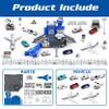 Airplane Toy Set with Trucks, Helicopter, Planes, Signs and Airport Playmat, Interactive Early Learning Toys for Boys Girls, Great Gift for Birthday view 2