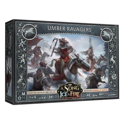 A Song of Ice and Fire Tabletop Miniatures GameHouse Umber Ravagers Unit Box - Swift and Merciless Cavalry! Strategy Game for Adults, Ages 14+, 2+ Players, 45-60 Min Playtime, Made by CMON