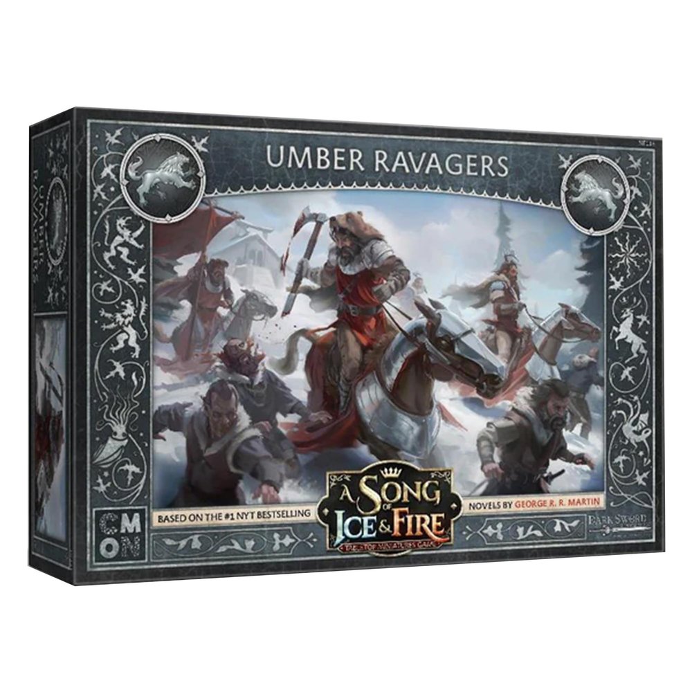 A Song of Ice and Fire Tabletop Miniatures GameHouse Umber Ravagers Unit Box - Swift and Merciless Cavalry! Strategy Game for Adults, Ages 14+, 2+ Players, 45-60 Min Playtime, Made by CMON