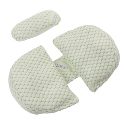 HOHXFYP Wblade Pregnancy Pillow, Ergonomic U Shaped Pregnancy Pillows, 30 Buffer Slope Side Sleep Pregnancy Body Pillow with Adjustable Pillow Cover(21.3 x 13inGreen)