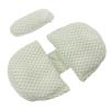 HOHXFYP Wblade Pregnancy Pillow, Ergonomic U Shaped Pregnancy Pillows, 30 Buffer Slope Side Sleep Pregnancy Body Pillow with Adjustable Pillow Cover(21.3 x 13inGreen) view 1